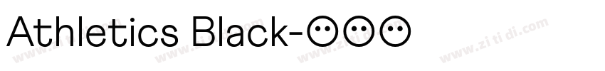 Athletics Black字体转换